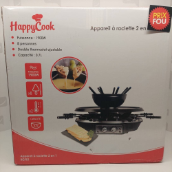 Appareil à raclette  Happy cook  rgf01 