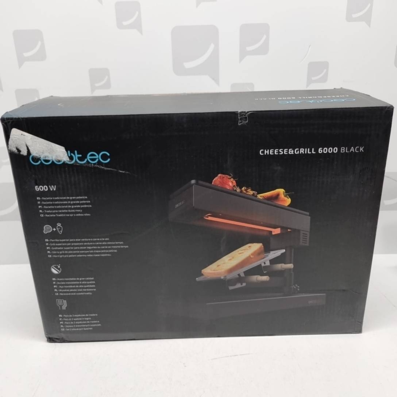 Cheese & Grill Cecotec 6000 Noir 