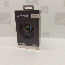 Montre connectée spécial santé Fitbit sense black état neuf 