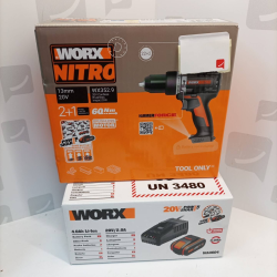 Visseuse  Worx  WX352,9 +chargeur + batterie  