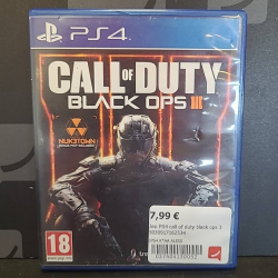 Jeu PS4 call of duty black...