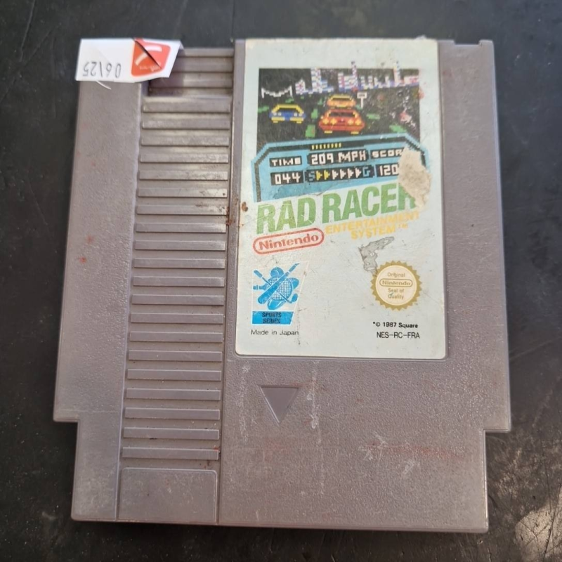 Jeu NES Rad Racer