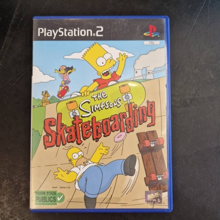 simpsons ps2 skateboard 