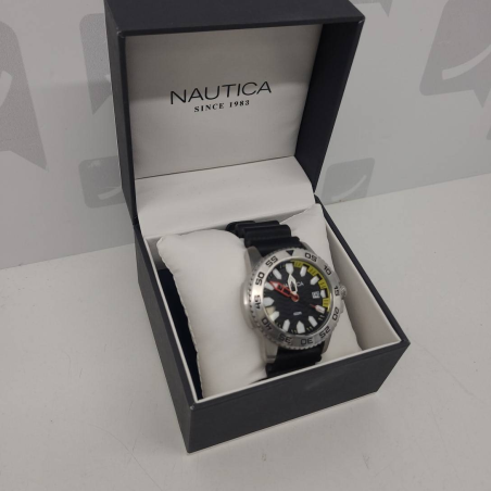 Montre etat nautica nai12526g Quartz Homme Bracelet caoutcho