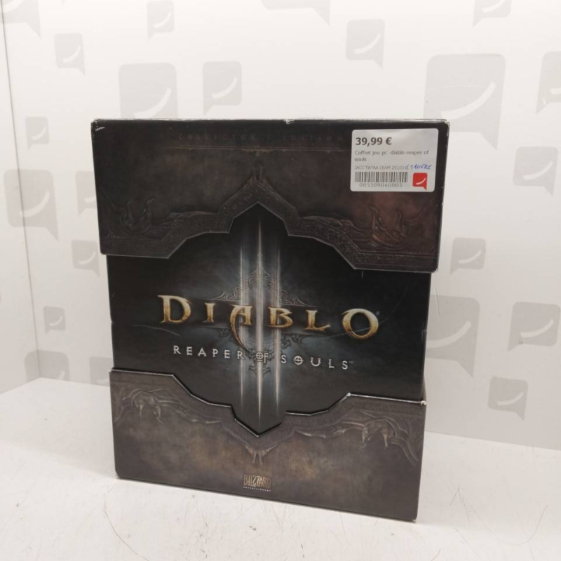 Coffret jeu pc  diablo reaper of souls 