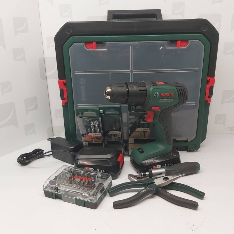 Visseuse 1,5ah/18v Bosch Universal Impact 18v meches + emb