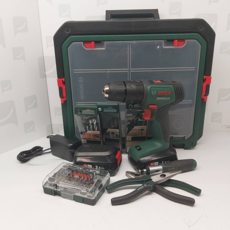 Visseuse 1,5ah/18v Bosch Universal Impact 18v meches + emb