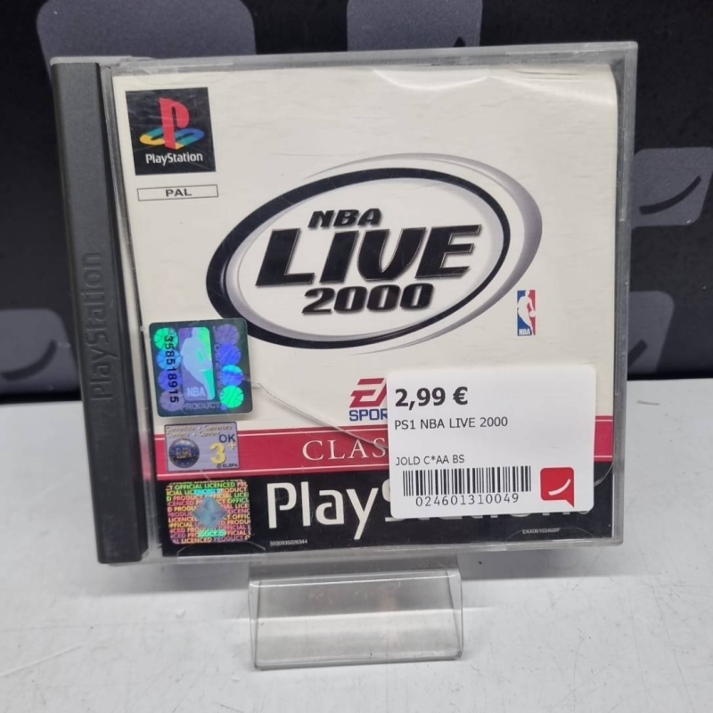 PS1 NBA LIVE 2000 