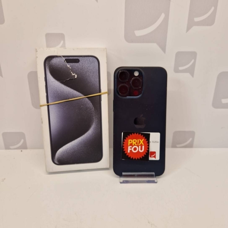 Apple iPhone 15 Pro Max 512Go Batterie 86 % 