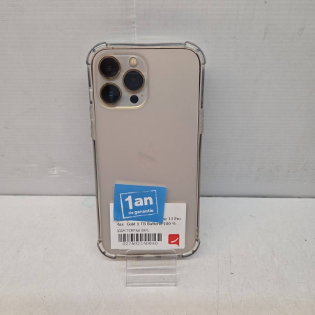 Smartphone Apple Iphone 13 Pro Max  Gold 1 TB Batterie 100 %