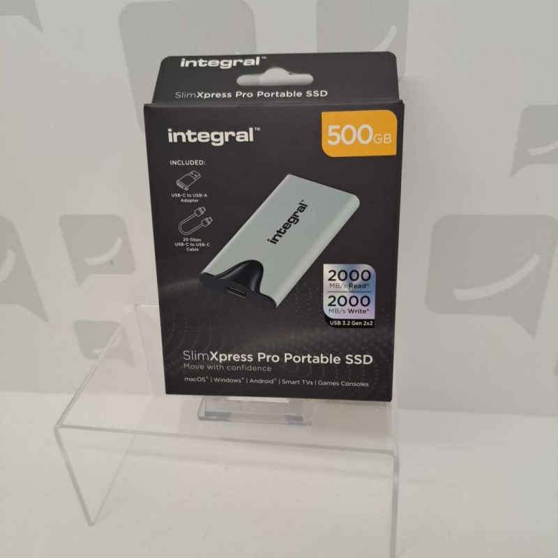 Disque Dure Externe (Scellé) Iintegral  Slimxpress Pro 500gb