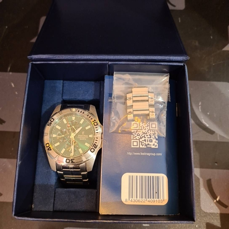 Montre Festina F20445 Quartz Homme Bracelet acier 