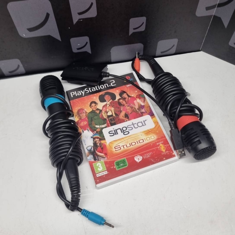 Jeu PS + Micro  Singstar Studio 100 