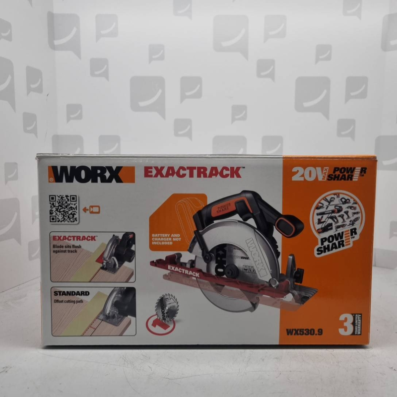 scie circulaire WORX  WX530,9 20V + 1 batt/charg 