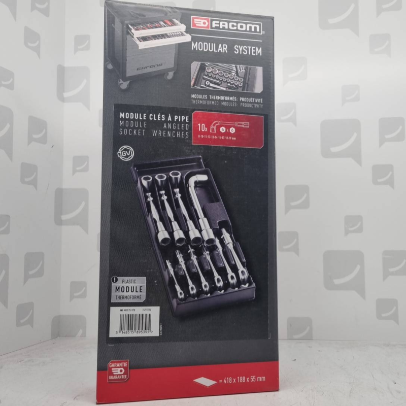 Jeu de clé à pipe métrique (neuf) Facom MOD75 1PB 
