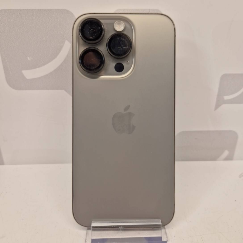 Smartphone Apple Iphone 15 pro silver Batterie 91 % 