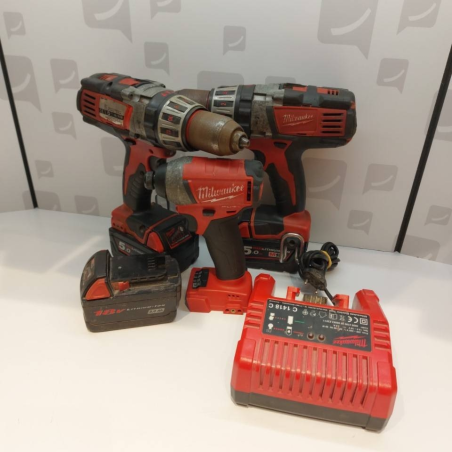 Pack 2 visseuse / 1 Boulonneuse Milwaukee HD 18 PD (2x)/ M18