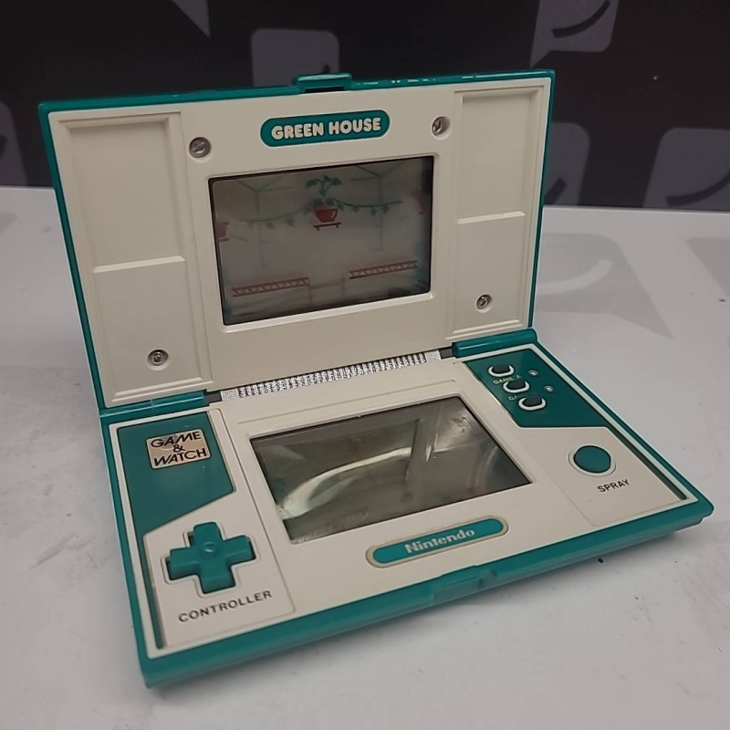 Nintendo Game & Watch Multi Screen Green House (GH-54) (clap