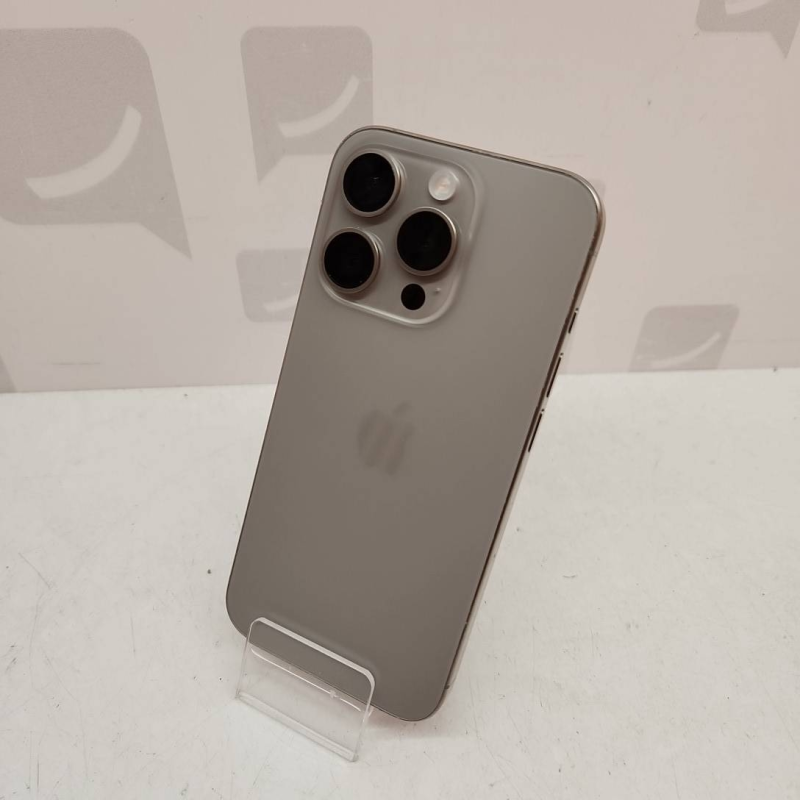 Apple iPhone 15 Pro Natural Titanium 128GB Batterie 86 % 