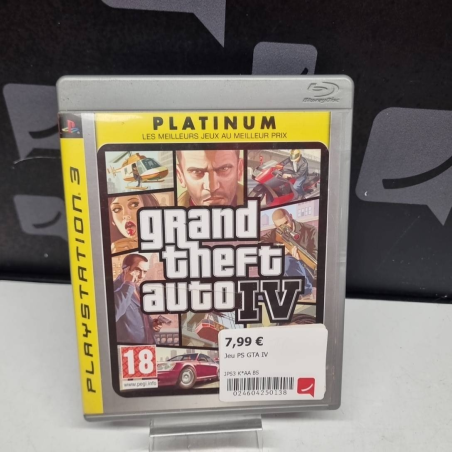 Jeu PS GTA IV 