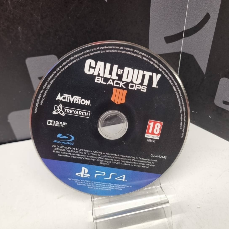 Jeu PS4 (Loose) COD Black Ops 4 