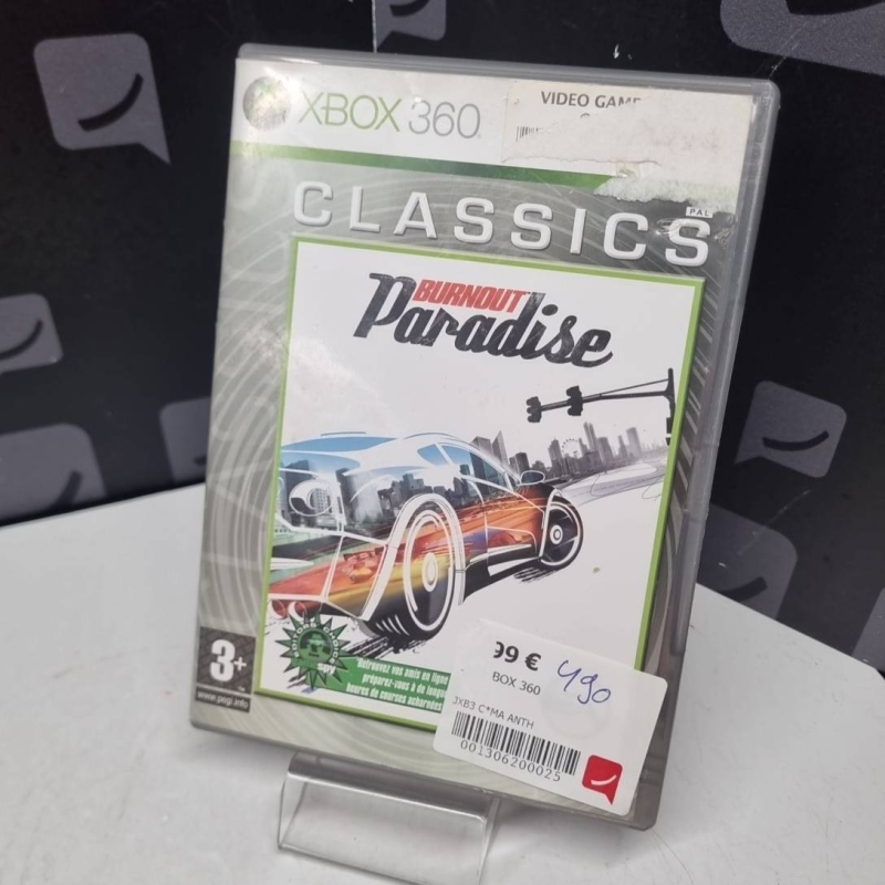 Jeu XBOX Burnout Paradise  