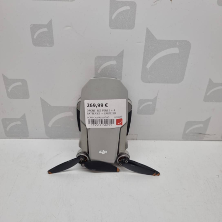 DRONE  DJI MINI 2 + 4 BATTERIES + CARTE SD 