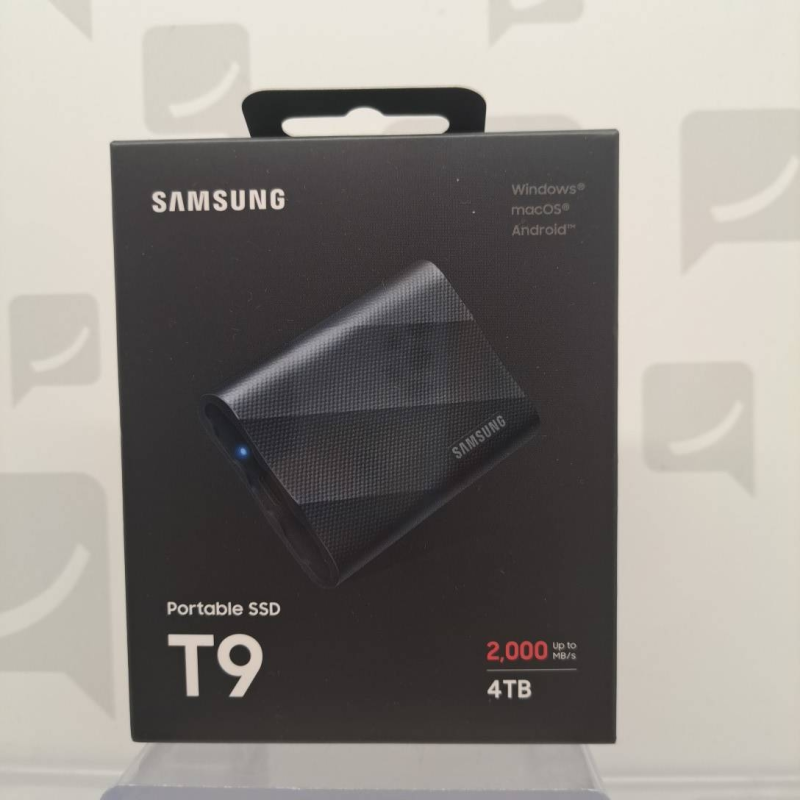 Portable External (Scellé) Samsung  T9 Portable SSD 4TB 