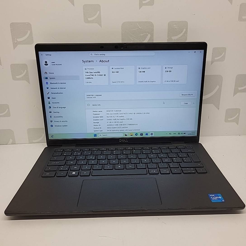 PC Portable *etat* Dell Latitude 7420 i5-1145G7 2,60Ghz 16 G