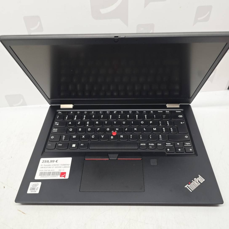 PC Portable LENOVO THINKPAD 20R4S3FJ0G I7-10510U 1,80GHZ 16 