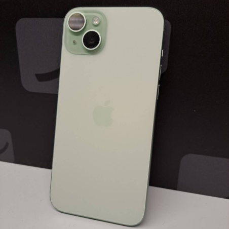 iphone apple 15 plus vert 128 Batterie 87 % esim only 