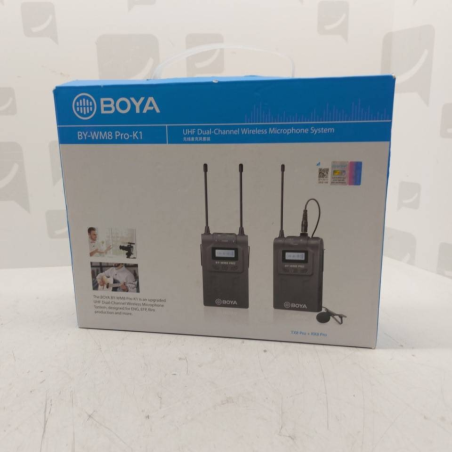 emetteur/récepteur avec lavalier boya by-wm8 pro-k1 