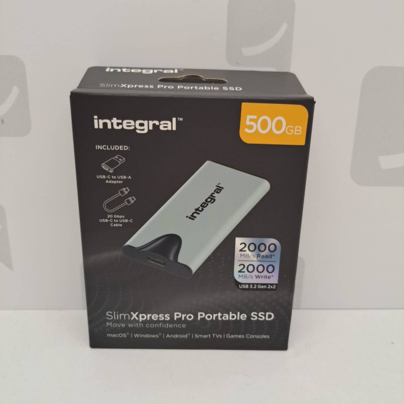 Disque dur SSD (NEUF) Intégral SlimXpress Pro 500GB 