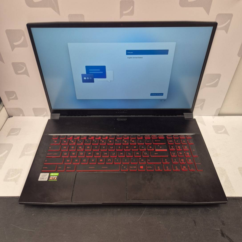 PC Gaming MSI i7 10750 2,60 Ghz RTX 3050 16 GB SSD 512 