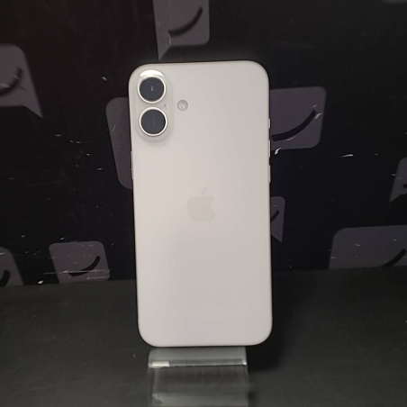 GSM apple  iphone 16 +  blanc  128 gb  Batterie 94 % 