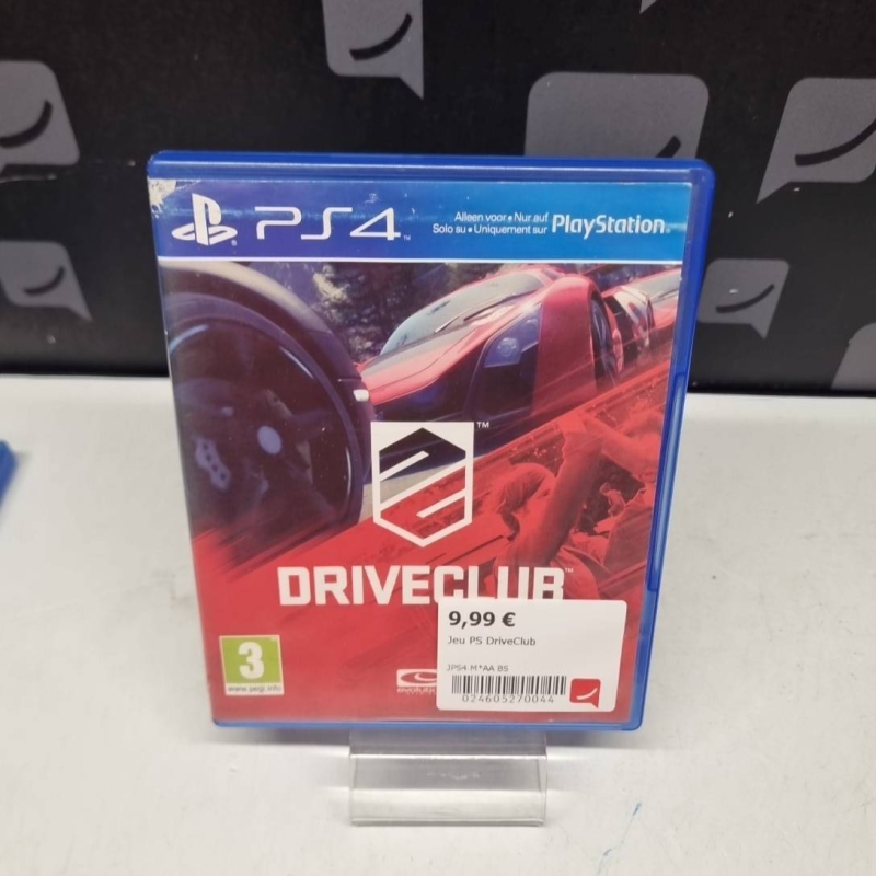 Jeu PS DriveClub  