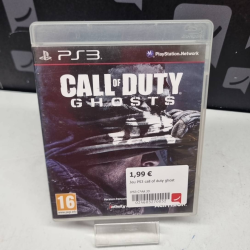 Jeu PS3 call of duty ghost  