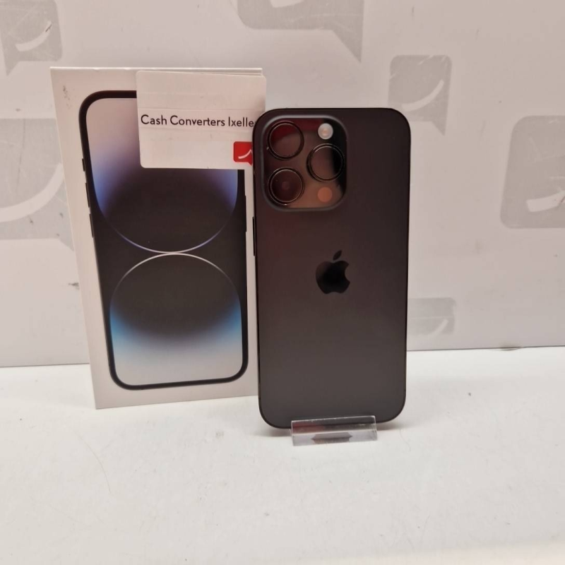 GSM iphone 14 Pro Noir 128 GB Batterie 82 % 