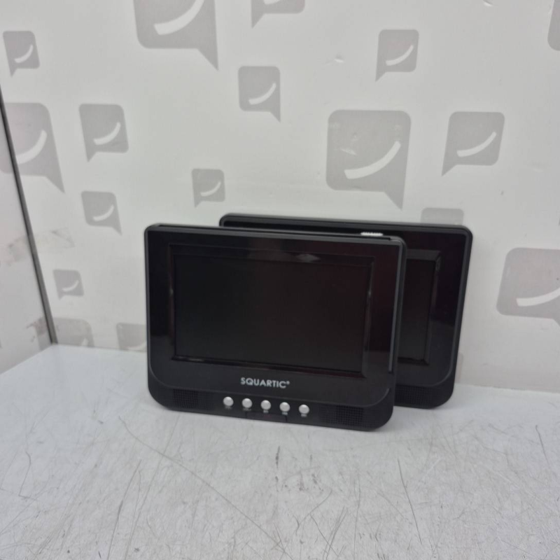 lecteur dvd portable  squartic  noir  