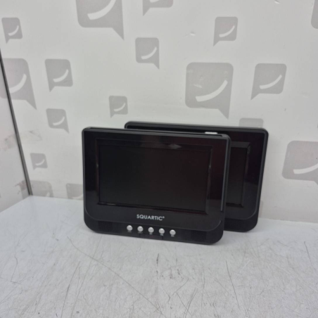lecteur dvd portable  squartic  noir  