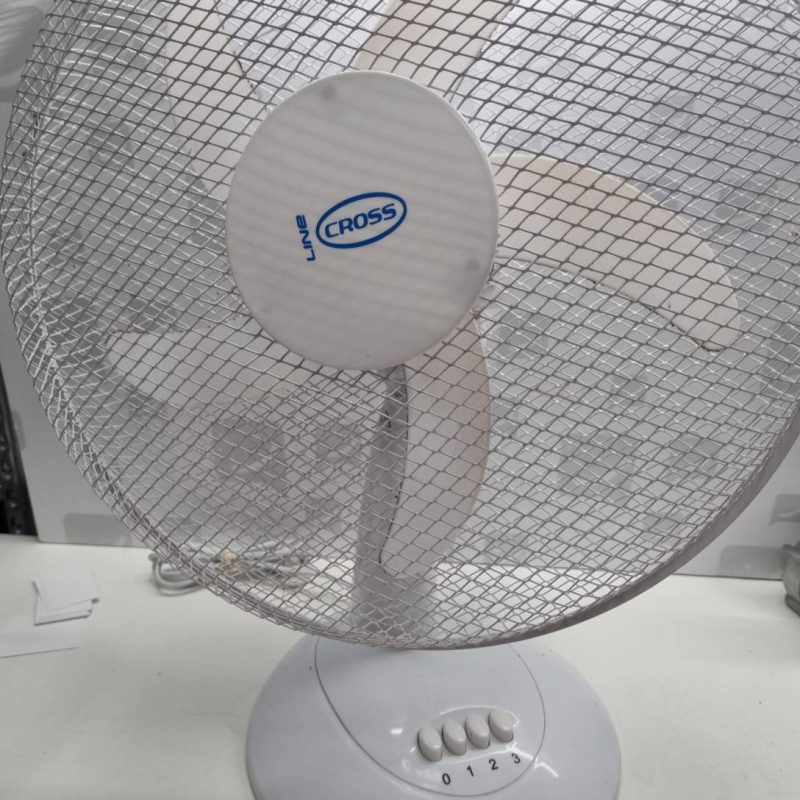 Ventilateur Line cross Blanc 