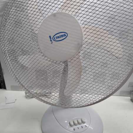 Ventilateur Line cross Blanc 