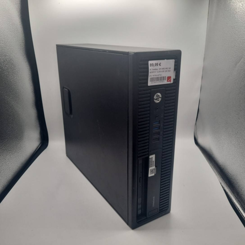 PC Desktop  HP AMD PRO A8 8650B R7 3,20 8 GB 128 SSD  