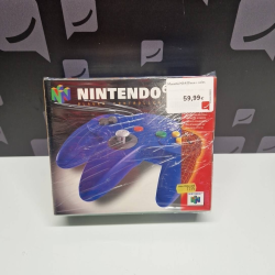 Manette N64 Bleue + cales 