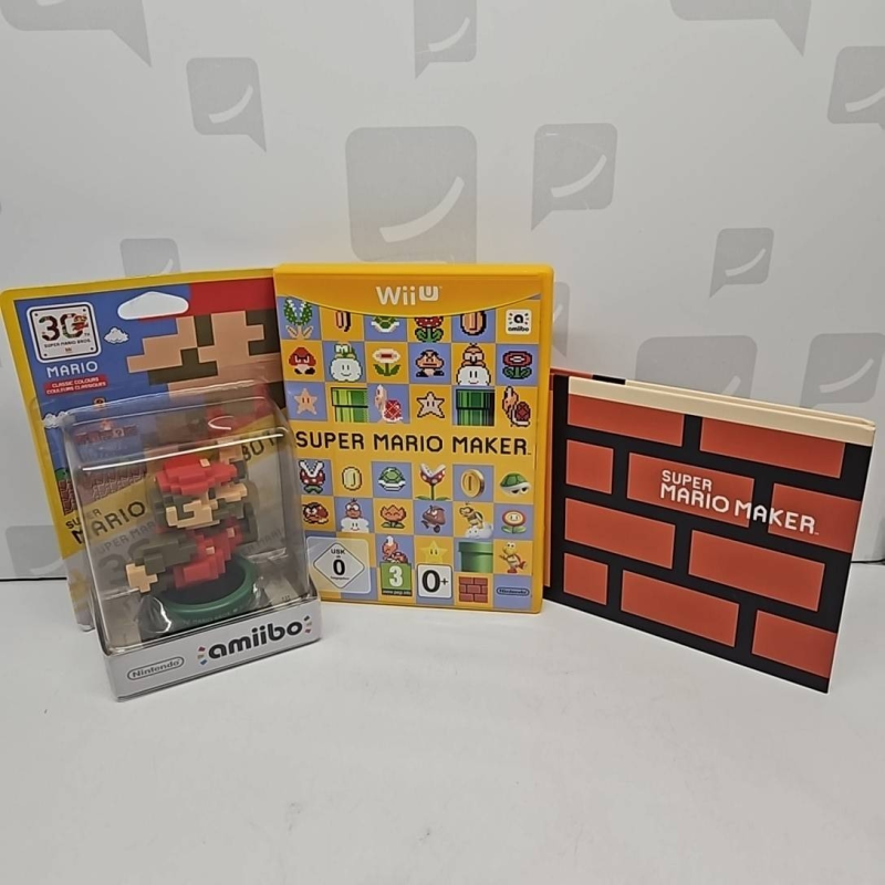 JEUX NINTENDO Wii U Pack Super Mario Maker & Figurine Amiibo