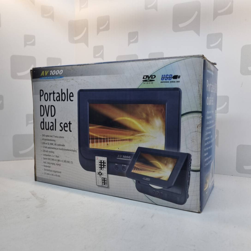 Double lecteur dvd de voiture AV 100 
